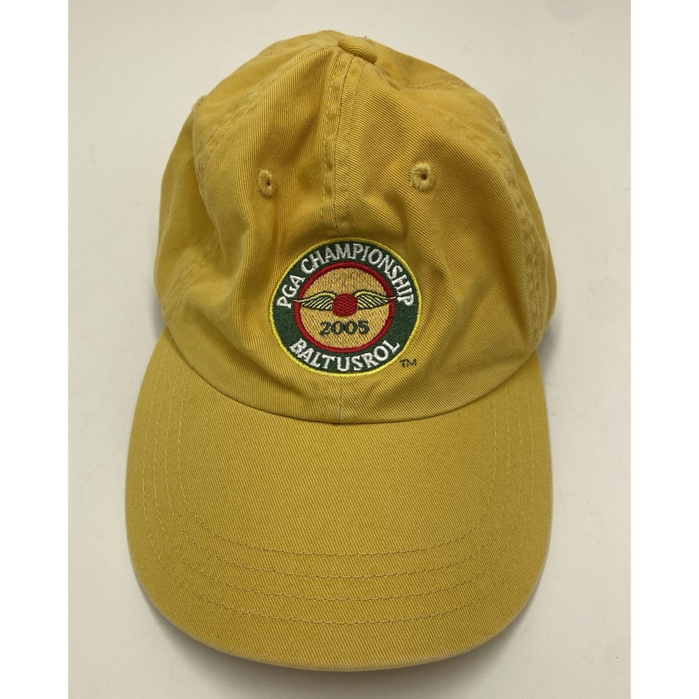 PGA Championship Unisex‎ 2005 Baltusrol Adjustable Strapback Hat Yellow One Size